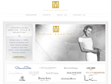 Tablet Screenshot of marinamorrison.com